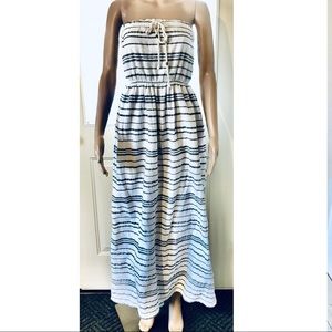 Gap Maxi Nautical striped dress Small